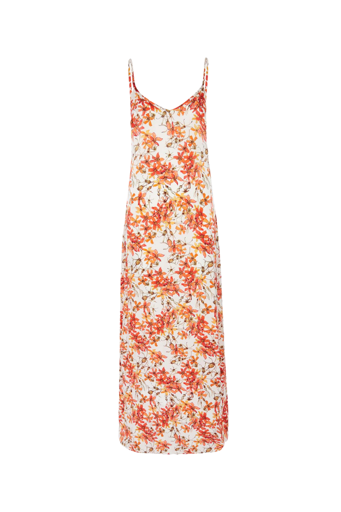 Silk Dress in Wild Rose