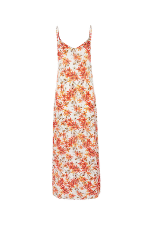 Silk Dress in Wild Rose