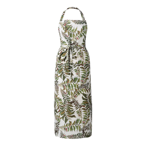 Fern Printed Linen Apron