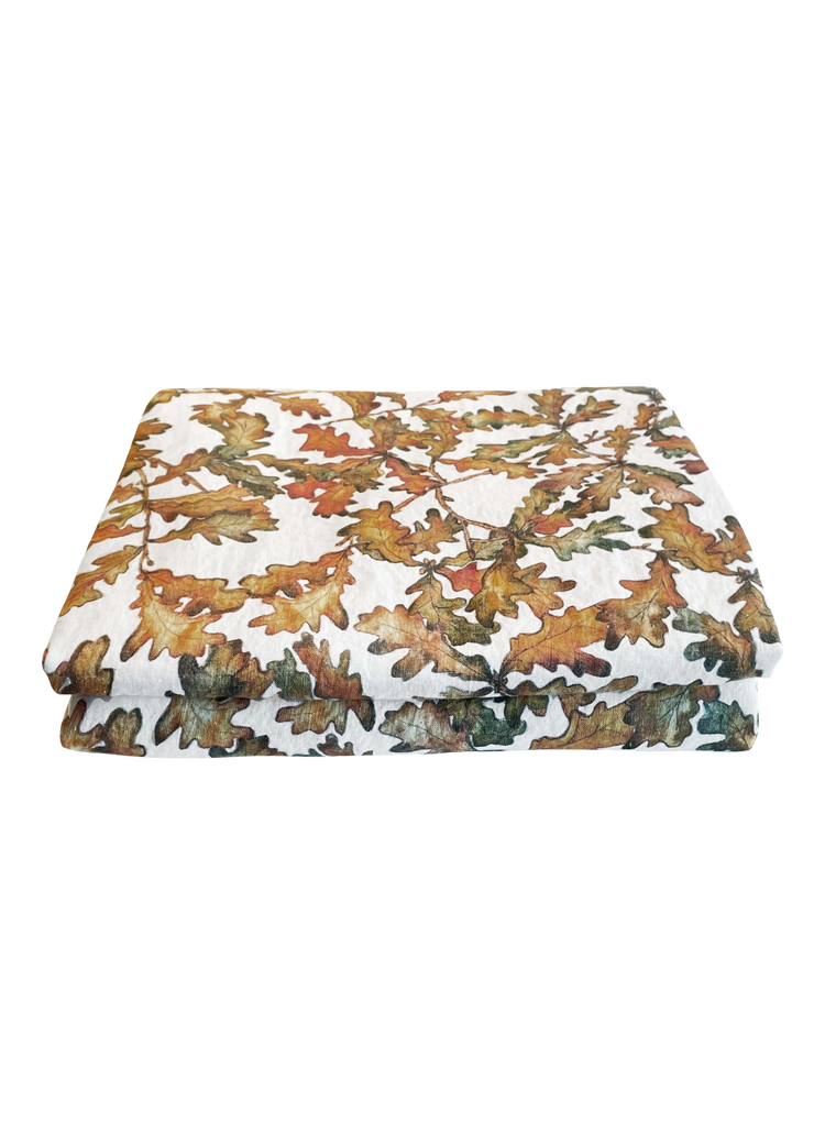 Autumn Leaves Oak Tablecloth