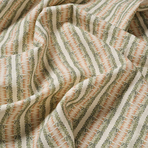 Carrot Stripe Fabric