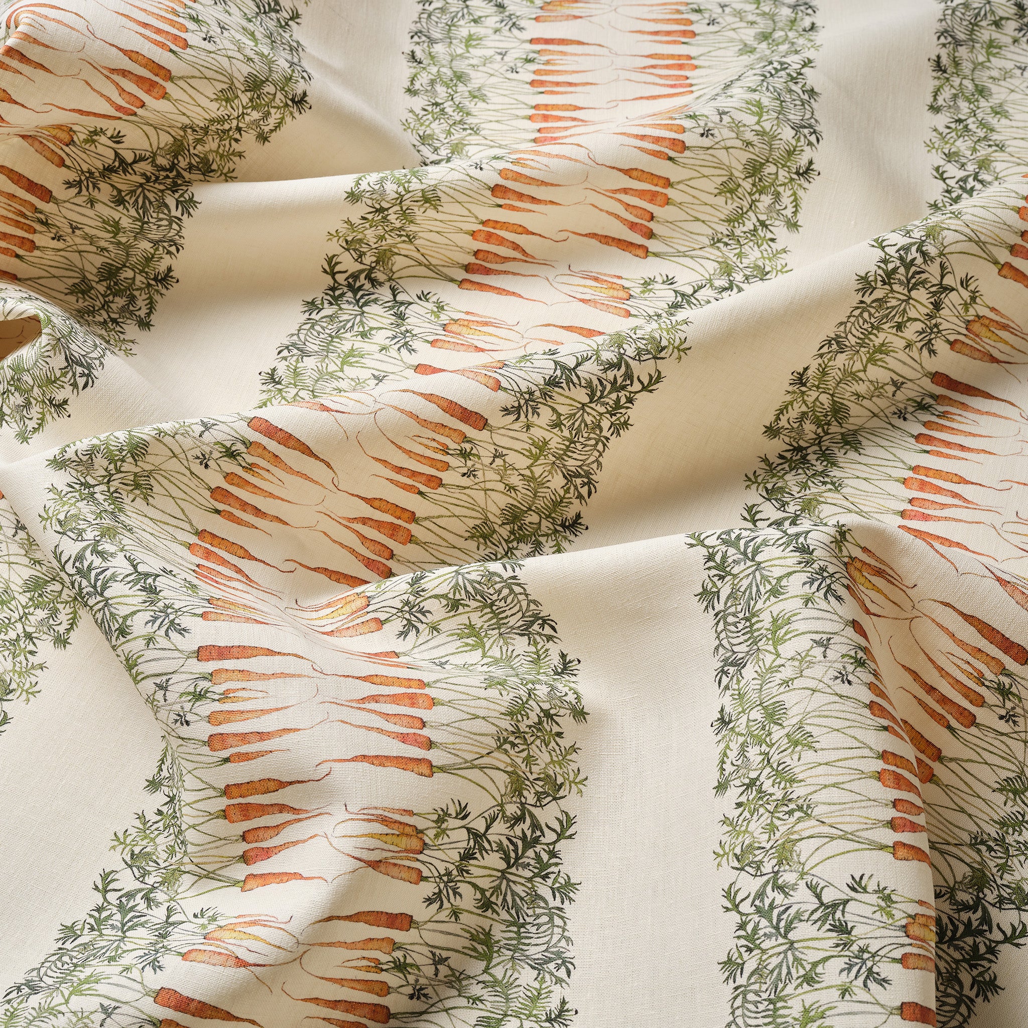 Carrot Stripe Fabric