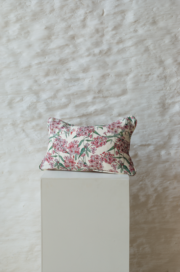 Pink Phlox Rectangle Cushion