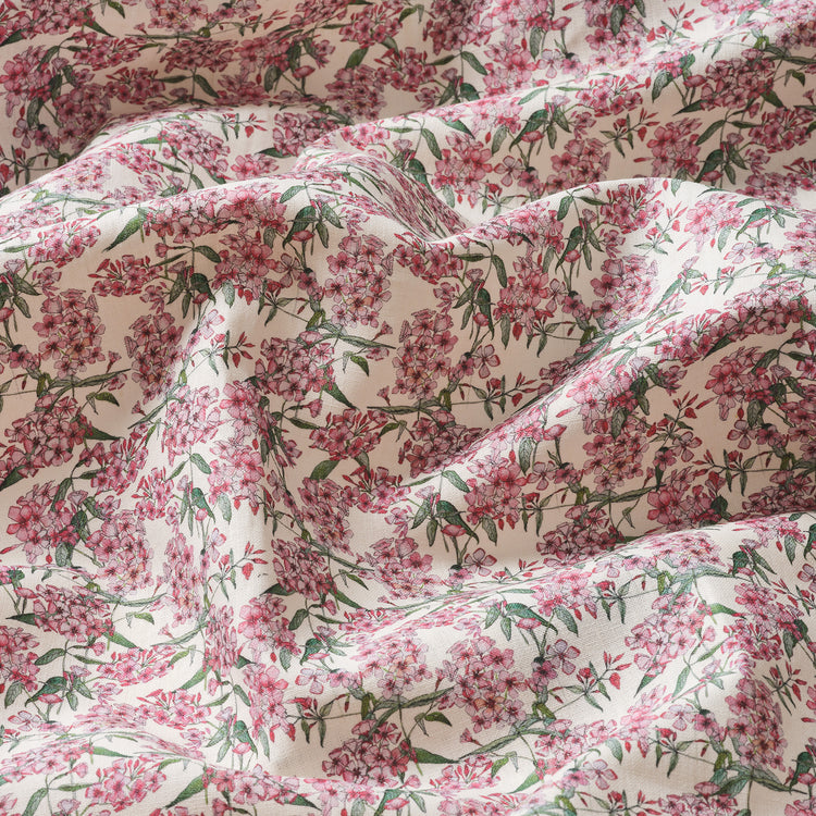 Small Pink Phlox Fabric