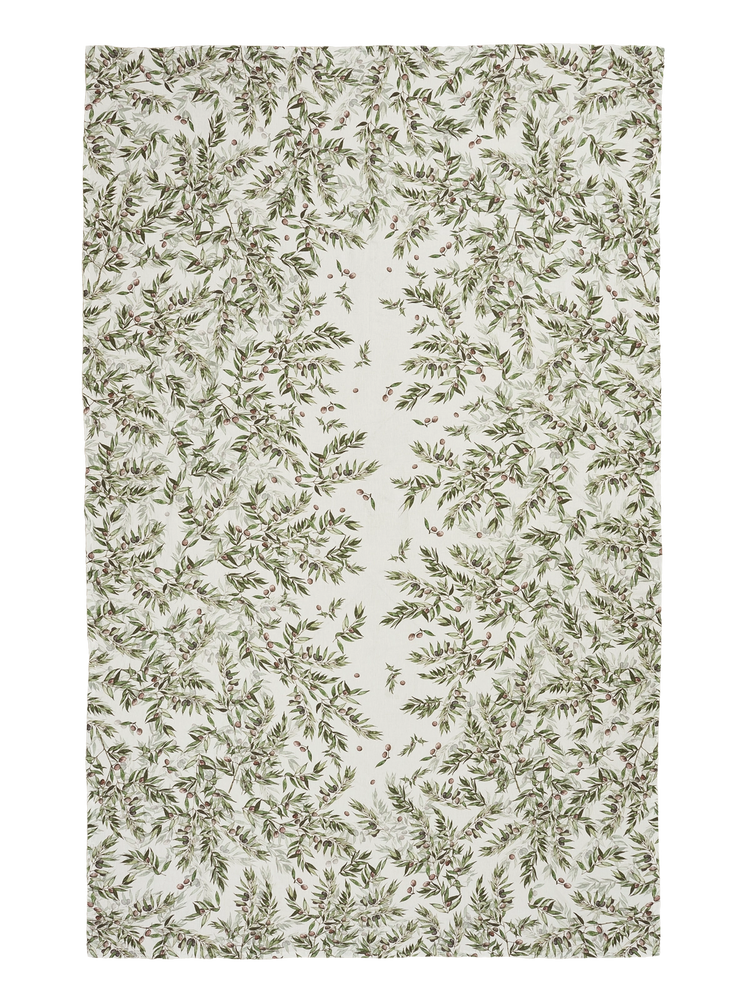 Olive Border Tablecloth
