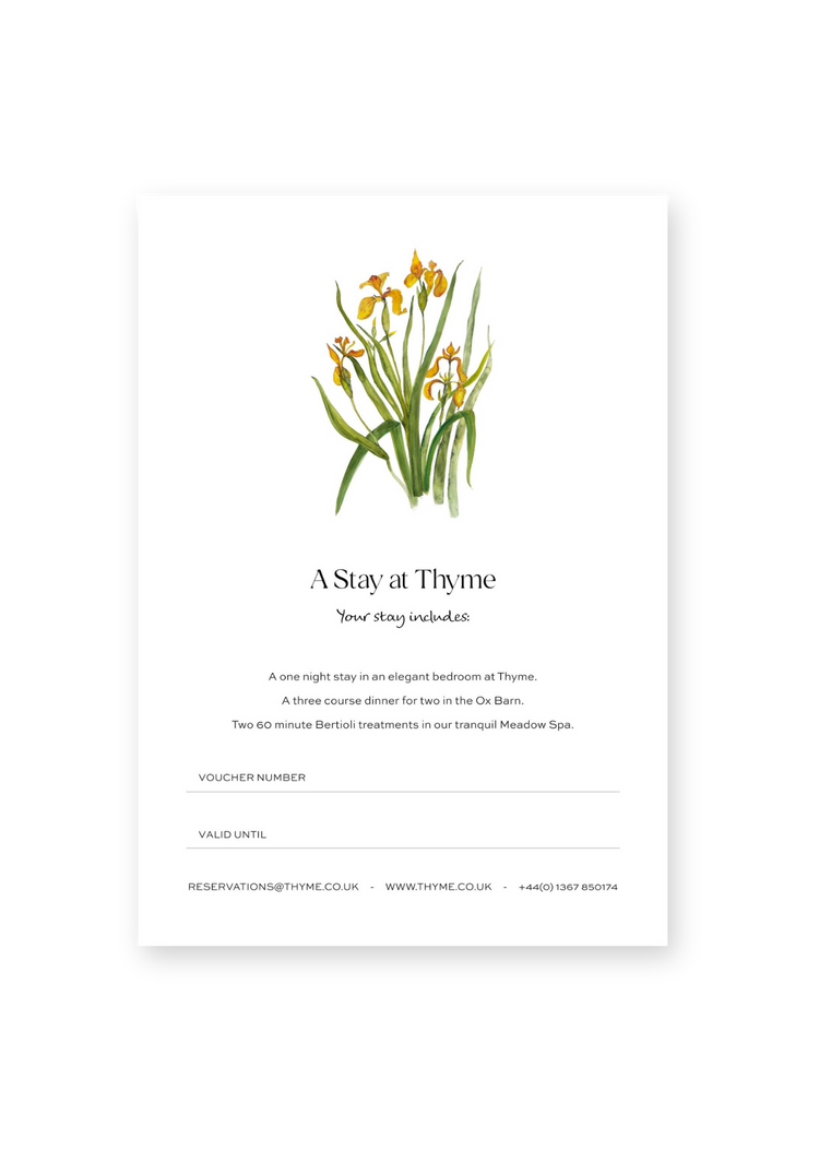 Thyme Experience Gift Voucher