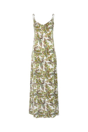 Silk Dress in Fern